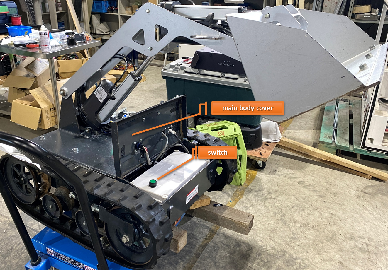 Internal power switch activation